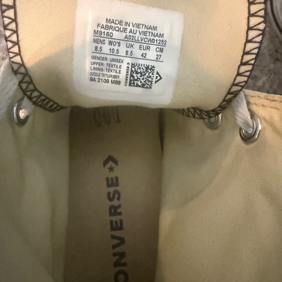 Converse Black and White High-Top Sneakers - Picture 5 of 5